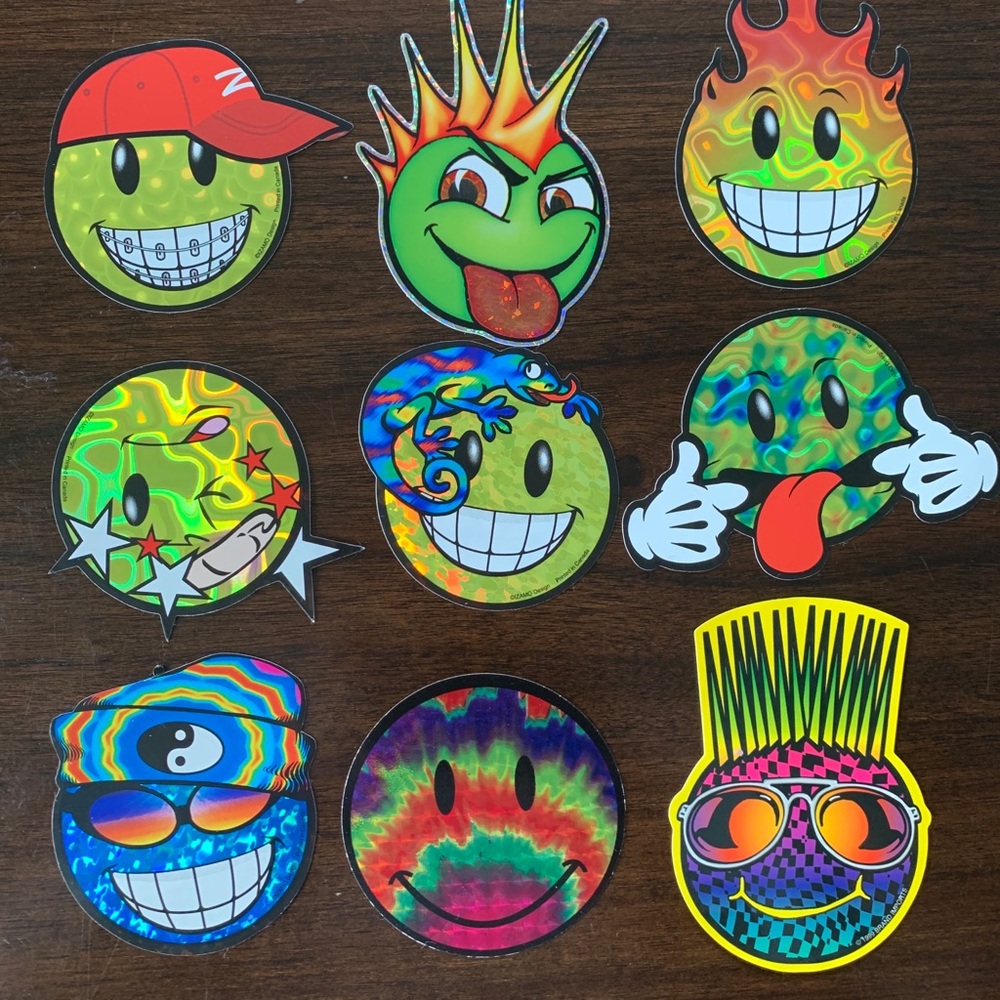 Rare Holographic Vending machine Stickers